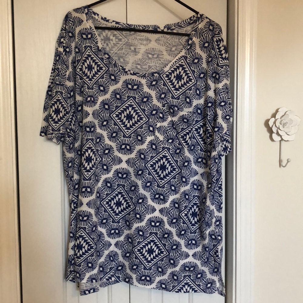 Blue Design Tee